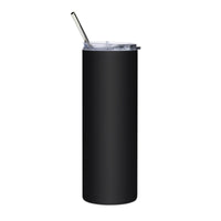 Stainless Steel Black Logo Tumbler - HONEY BADGER®