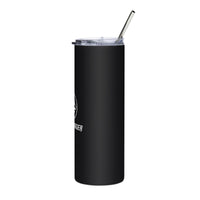 Stainless Steel Black Logo Tumbler - HONEY BADGER®
