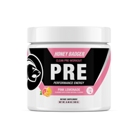 Vegan Pre-Workout Pink Lemonade by HONEY BADGER®