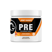 Vegan Pre-Workout Peach Mango by HONEY BADGER®