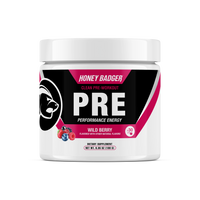 Vegan Pre-Workout Wild Berry by HONEY BADGER®